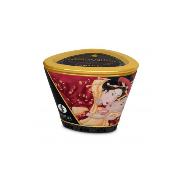 Bougie de massage fraise vin pétillant 170ml 